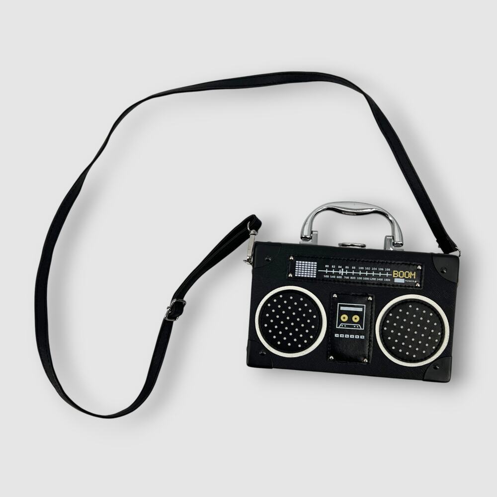 Retro Boombox Novelty Crossbody Bag